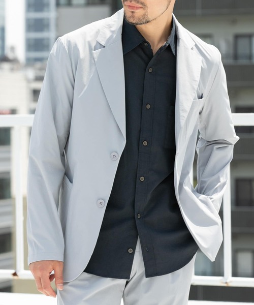 URBAN RESEARCH ROSSO MEN(アーバンリサーチロッソメン)の「『XLサイズあり』クールキープセットアップ(セットアップ・メンズ・ブラック/ベージュ/ネイビー/ライトグレー・SMALL/MEDIUM/LARGE/X-LARGE)」の17枚目の写真
