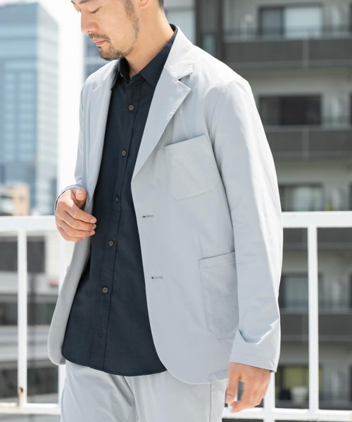 URBAN RESEARCH ROSSO MEN(アーバンリサーチロッソメン)の「『XLサイズあり』クールキープセットアップ(セットアップ・メンズ・ブラック/ベージュ/ネイビー/ライトグレー・SMALL/MEDIUM/LARGE/X-LARGE)」の16枚目の写真