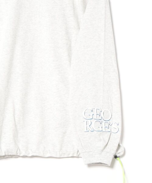 GEORGE'S（ジョージズ）の「ポイントエンブロイドロンT（Tシャツ/カットソー・メンズ・ブラック系/ホワイト系/グレー系・MEDIUM/LARGE）」の5枚目の写真