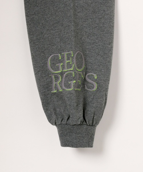 GEORGE'S（ジョージズ）の「ポイントエンブロイドロンT（Tシャツ/カットソー・メンズ・ブラック系/ホワイト系/グレー系・MEDIUM/LARGE）」の15枚目の写真