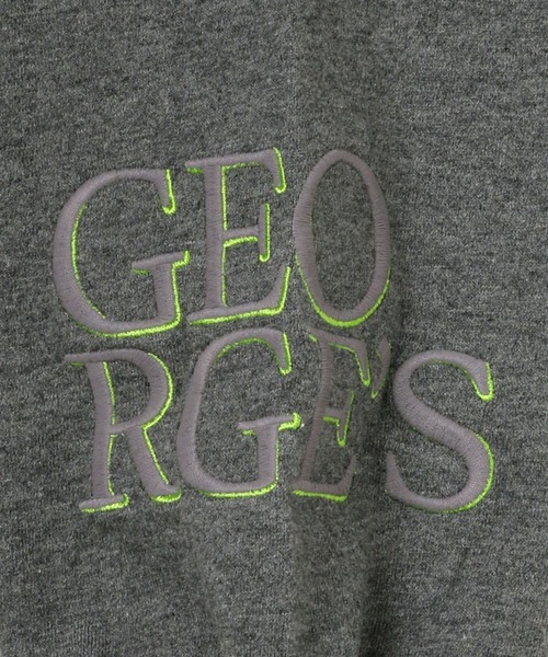 GEORGE'S（ジョージズ）の「ポイントエンブロイドロンT（Tシャツ/カットソー・メンズ・ブラック系/ホワイト系/グレー系・MEDIUM/LARGE）」の8枚目の写真