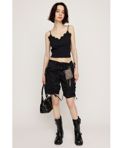 SLY（スライ）の「LACE DOCKING CAMI レース ドッキング キャミ 夏服（キャミソール・レディース・ホワイト/ベージュ系その他/ブラック/ブラック系その他2・FREE）」の13枚目の写真