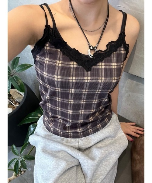 新品　SLY LACE DOCKING キャミソール SLY | LACE DOCKING キャミソール (キャミソール ) |SHEL'TTER