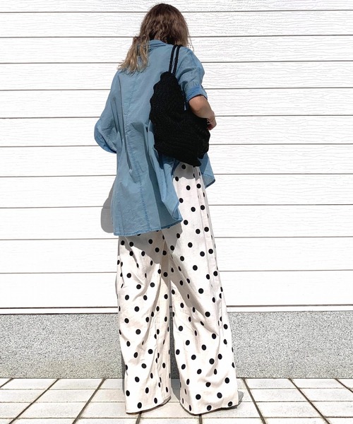 Q(キュー)の「アッシュドウォッシュコットンボイルシャツ(シャツ/ブラウス・レディース・イエロー/ベビーピンク/ライトブルー・MEDIUM)」の14枚目の写真