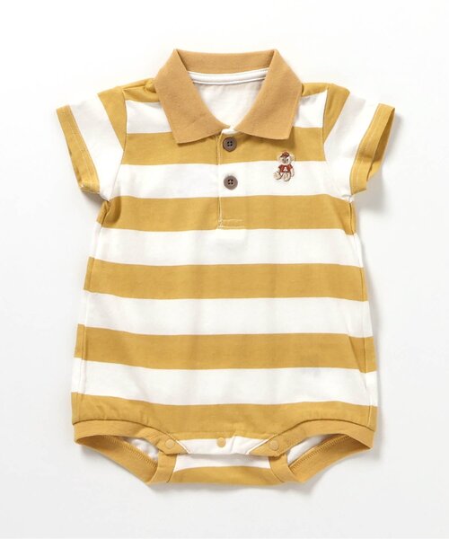 apres les cours（アプレレクール）の「ポロシャツ風ベビーボディースーツ（ロンパース・キッズ・その他2/チェック・80/70）」の6枚目の写真