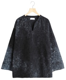 BALLAST ARK（バラストアーク）の「BALLAST ARK / バラストアーク：UNEVEN DYEING FLOWER JACQUARD SHIRT：BA11-SH01[AST]（シャツ/ブラウス）」
