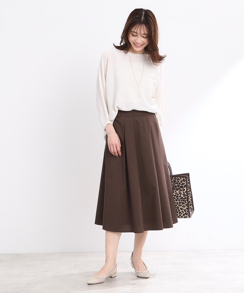 美品⭐︎Reflect⭐︎サテンプリーツスカート⭐︎9号 Reflect スカート 「SALE／WEB限定カラーあり／マシンウォッシュ