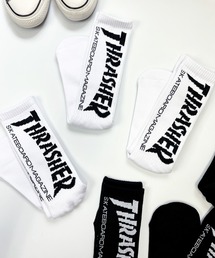 THRASHER | 【THRASHER】スラッシャー MAG LOGO SOCKS 3PACK SOCKS 靴下 ソックス 3足セット TH-SX206(TH-SX223)(ソックス/靴下)