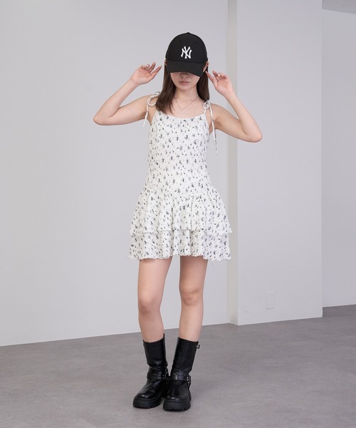 RAY CASSIN(レイカズン)の「カットキャミミニワンピース(ワンピース・レディース・ブラック系その他2/ホワイト系その他/ホワイト系その他2/グレー系その他・FREE)」の14枚目の写真