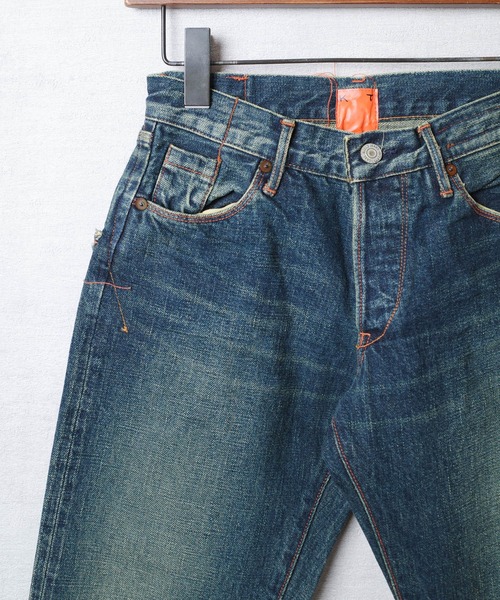 KATO`(カトー)の「【KATO'/カトー】FLAP POCKET STRAIGHT DENIM バックフラップ ストレート デニム P02AVW(デニムパンツ・メンズ・ブルー系その他・26inch/27inch)」の9枚目の写真
