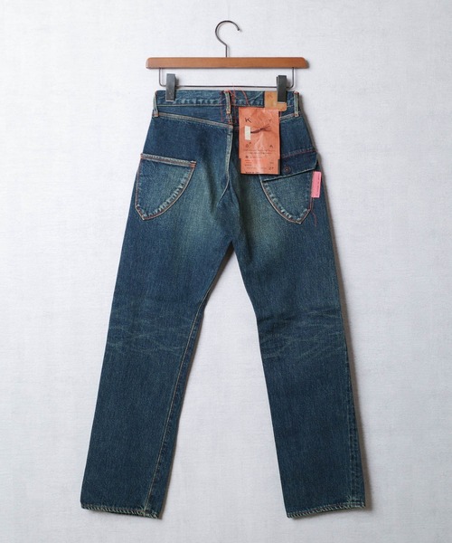 KATO`(カトー)の「【KATO'/カトー】FLAP POCKET STRAIGHT DENIM バックフラップ ストレート デニム P02AVW(デニムパンツ・メンズ・ブルー系その他・26inch/27inch)」の5枚目の写真