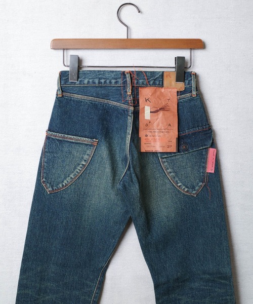 KATO`(カトー)の「【KATO'/カトー】FLAP POCKET STRAIGHT DENIM バックフラップ ストレート デニム P02AVW(デニムパンツ・メンズ・ブルー系その他・26inch/27inch)」の4枚目の写真