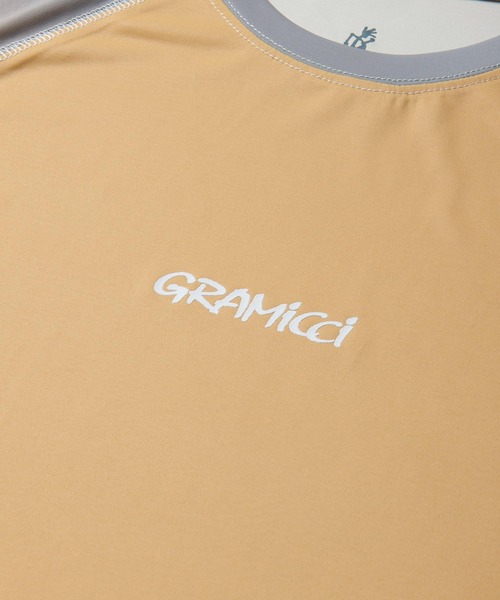 Gramicci(グラミチ)の「UPF-SHIELD SHORT SLEEVE TOP|UPFシールド半袖トップ(Tシャツ/カットソー・メンズ・ブラウン/グリーン/ブラック/ダークブラウン・XL/XS/S/M/L)」の9枚目の写真