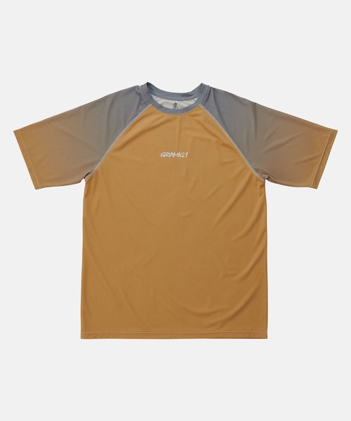 Gramicci(グラミチ)の「UPF-SHIELD SHORT SLEEVE TOP|UPFシールド半袖トップ(Tシャツ/カットソー・メンズ・ブラウン/グリーン/ブラック/ダークブラウン・XL/XS/S/M/L)」の11枚目の写真