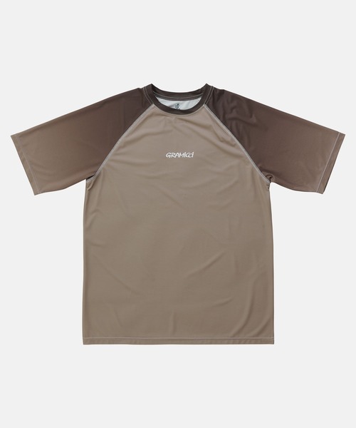 Gramicci(グラミチ)の「UPF-SHIELD SHORT SLEEVE TOP|UPFシールド半袖トップ(Tシャツ/カットソー・メンズ・ブラウン/グリーン/ブラック/ダークブラウン・XL/XS/S/M/L)」の13枚目の写真