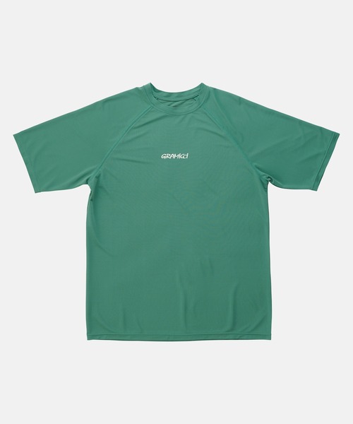 Gramicci(グラミチ)の「UPF-SHIELD SHORT SLEEVE TOP|UPFシールド半袖トップ(Tシャツ/カットソー・メンズ・ブラウン/グリーン/ブラック/ダークブラウン・XL/XS/S/M/L)」の14枚目の写真