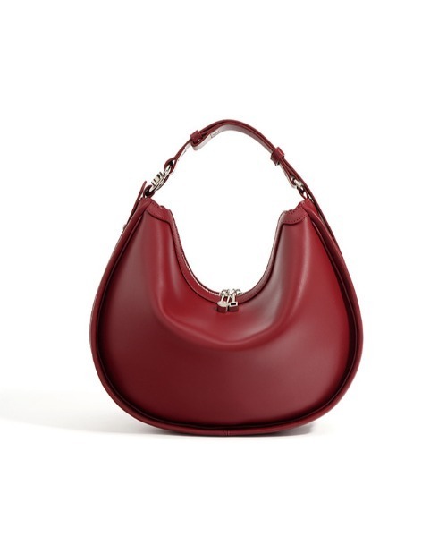 NiiNa / ニーナ 】高品質牛革 ワンハンドル ハーフムーン レザーバッグ