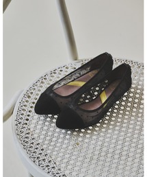 LOUIS VUITTON 美品 マルチカラー バタフライ フラット シューズ LOUIS VUITTON 美品 マルチカラー バタフライ フラット シューズ