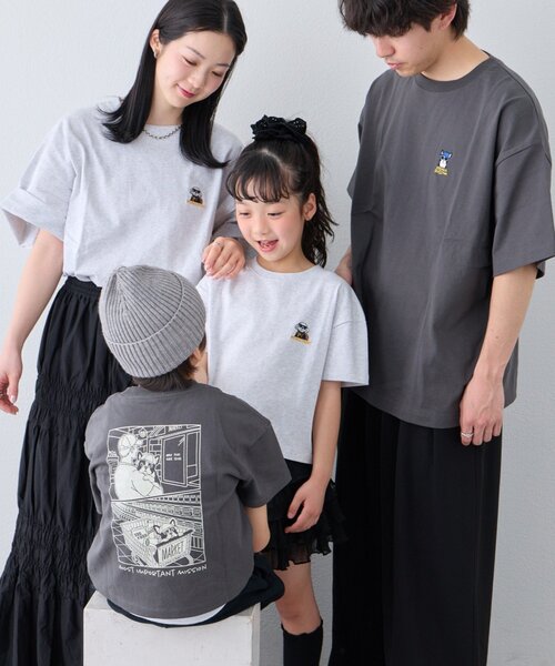 CIAOPANIC TYPY(チャオパニックティピー)の「【DOGS】ユニセックスアニマル刺繍ロゴ半袖TEE(Tシャツ/カットソー・レディース・ホワイト/ライトグレー/ネイビー/チャコールグレー/グレー/イエロー/グレー系その他/ホワイト系その他・MEDIUM/LARGE)」の6枚目の写真
