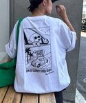 CIAOPANIC TYPY（チャオパニックティピー）の「【DOGS】ユニセックスアニマル刺繍ロゴ半袖TEE（Tシャツ/カットソー・MEDIUM）」