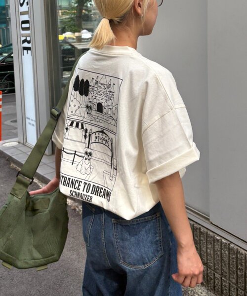 CIAOPANIC TYPY(チャオパニックティピー)の「【DOGS】ユニセックスアニマル刺繍ロゴ半袖TEE(Tシャツ/カットソー・レディース・ホワイト/ライトグレー/ネイビー/チャコールグレー/グレー/イエロー/グレー系その他/ホワイト系その他・MEDIUM/LARGE)」の22枚目の写真