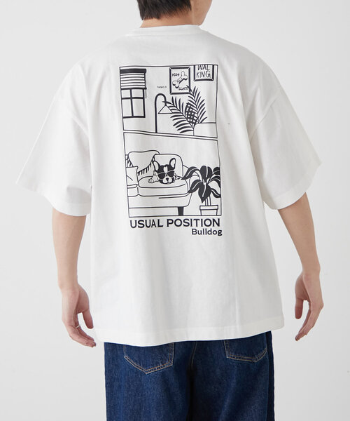 CIAOPANIC TYPY(チャオパニックティピー)の「【DOGS】ユニセックスアニマル刺繍ロゴ半袖TEE(Tシャツ/カットソー・レディース・ホワイト/ライトグレー/ネイビー/チャコールグレー/グレー/イエロー/グレー系その他/ホワイト系その他・MEDIUM/LARGE)」の17枚目の写真