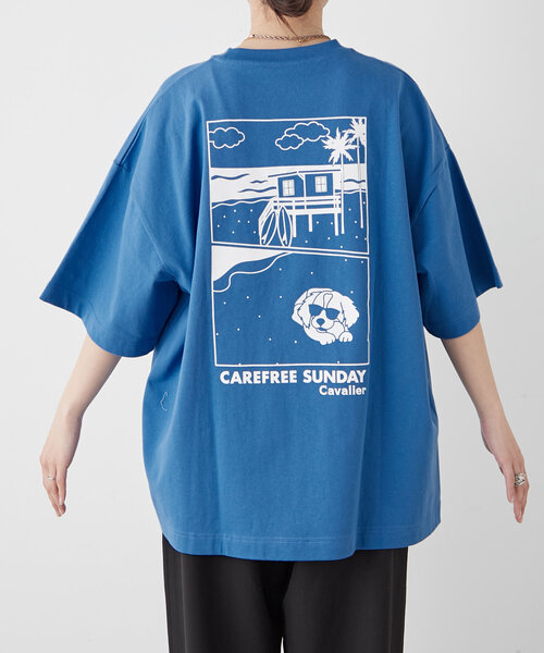 CIAOPANIC TYPY(チャオパニックティピー)の「【DOGS】ユニセックスアニマル刺繍ロゴ半袖TEE(Tシャツ/カットソー・レディース・ホワイト/ライトグレー/ネイビー/チャコールグレー/グレー/イエロー/グレー系その他/ホワイト系その他・MEDIUM/LARGE)」の12枚目の写真
