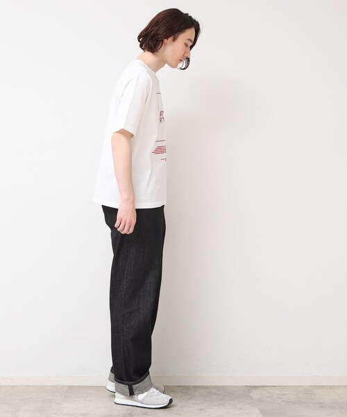 Dessin（デッサン）の「【ユニセックス・洗える】座標プリントTシャツ（Tシャツ/カットソー・レディース・ホワイト/グレー/ネイビー・01/02/03/04/00）」の6枚目の写真