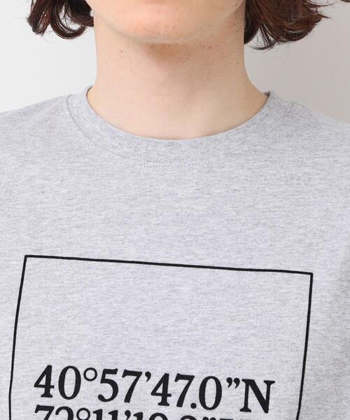 Dessin（デッサン）の「【ユニセックス・洗える】座標プリントTシャツ（Tシャツ/カットソー・レディース・ホワイト/グレー/ネイビー・01/02/03/04/00）」の19枚目の写真
