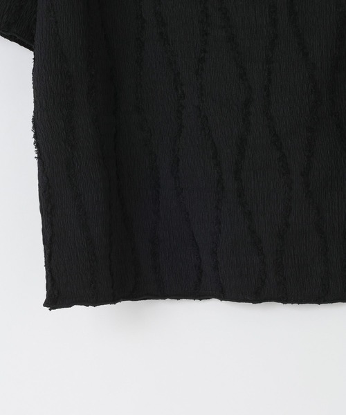 LOWRYS FARM（ローリーズファーム）の「ジャガードフリンジ５Ｓ　 495079（Tシャツ/カットソー・レディース・ブラック/ホワイト/ブルー/ブルー系その他4・FREE）」の13枚目の写真