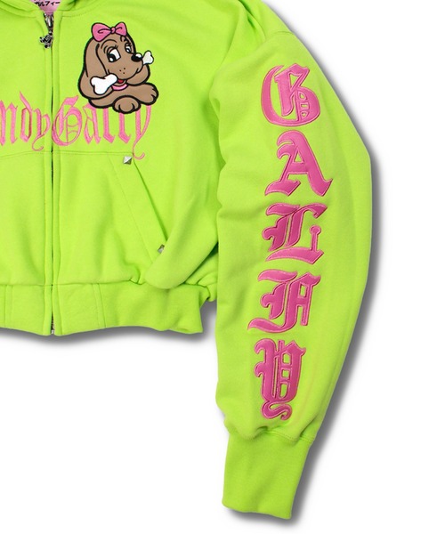 GALFY（ガルフィー）の「【GALFY/ガルフィー】エンジェルギャルパーカー（パーカー・レディース・イエロー系/ブラック/ピンク・FREE）」の8枚目の写真