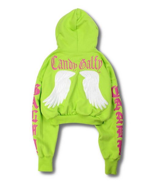 GALFY（ガルフィー）の「【GALFY/ガルフィー】エンジェルギャルパーカー（パーカー・レディース・イエロー系/ブラック/ピンク・FREE）」の5枚目の写真