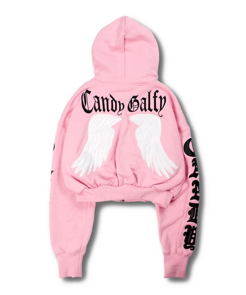 GALFY（ガルフィー）の「【GALFY/ガルフィー】エンジェルギャルパーカー（パーカー・レディース・イエロー系/ブラック/ピンク・FREE）」の6枚目の写真