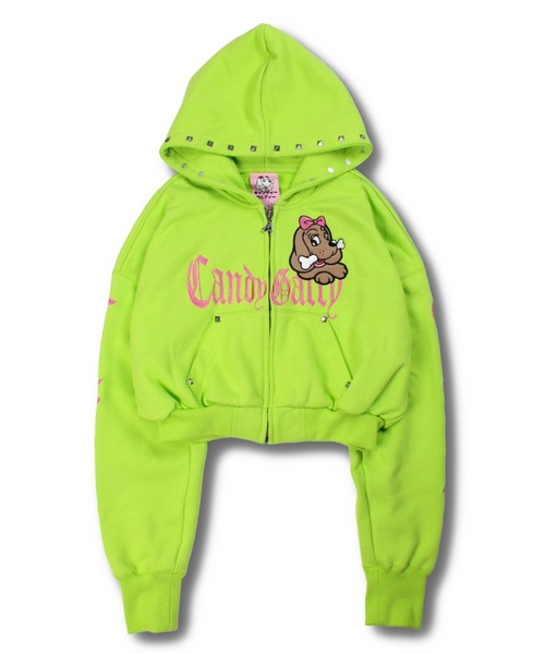 d.i.a. レア 強めギャル スカル 背中空き セクシー ロゴ パーカー❤️ 肩背中開きスカル柄セクシーパーカー 平成ギャル y2k 強めギャル