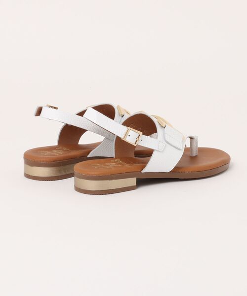 inter-chaussures（インターショシュール）の「【Oh my Sandals】ラウンドトウオーナメントトングサンダル(E52202)（サンダル・レディース・ブラック/ブラウン/ホワイト/シルバー・39/38/36/35/37）」の7枚目の写真