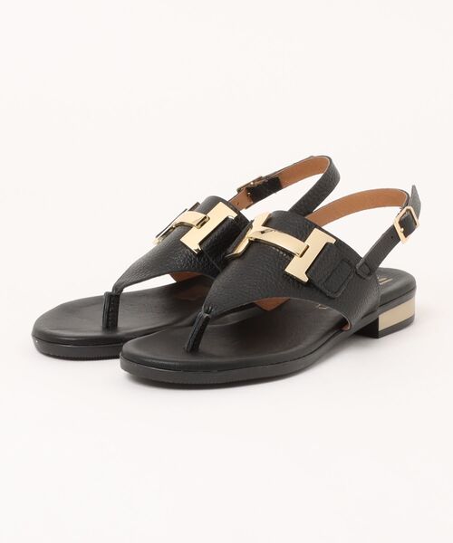 inter-chaussures（インターショシュール）の「【Oh my Sandals】ラウンドトウオーナメントトングサンダル(E52202)（サンダル・レディース・ブラック/ブラウン/ホワイト/シルバー・39/38/36/35/37）」の5枚目の写真