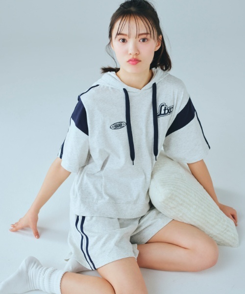 セール】【LTXC】【GOODPRICE】【綿100％】ラインパーカ