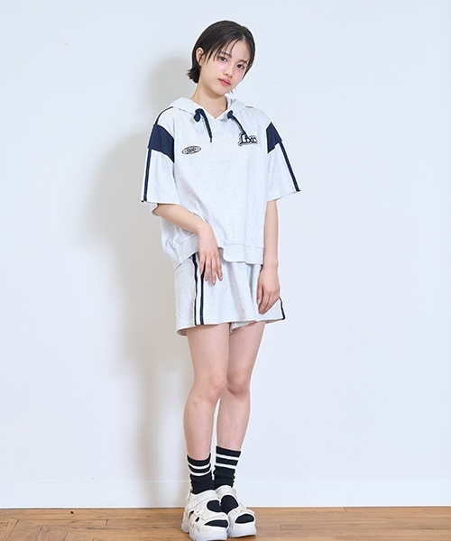 新品　セットアップ セール】【LTXC】【GOODPRICE】【綿100％】ラインパーカ