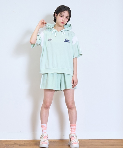 love♡セットアップ セール】【LTXC】ハーフジップ セットアップ（セットアップ