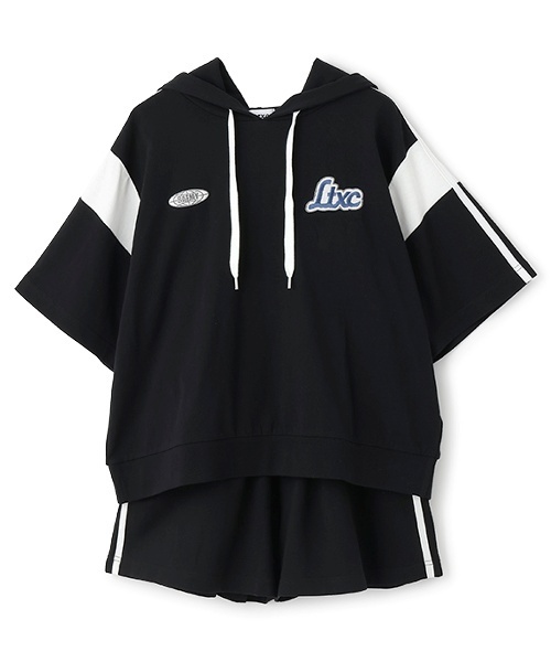 ラブカ 引退 大量 セール】【LTXC】【GOODPRICE】【綿100％】ラインパーカセットアップ