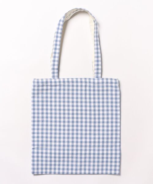 VIBGYOR(ヴィブジョー)の「Liaa/ギンガムチェック トートバッグ A18439(トートバッグ・レディース・ベージュ/オレンジ/グリーン/ブラック/ブルー/レッド/ピンク・FREE)」の13枚目の写真