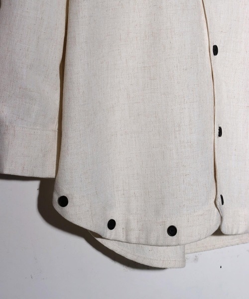 antiqua(アンティカ)の「鳳凰刺繍変形シャツ(シャツ/ブラウス・レディース・ブラック系その他/ホワイト・ONESIZE)」の18枚目の写真