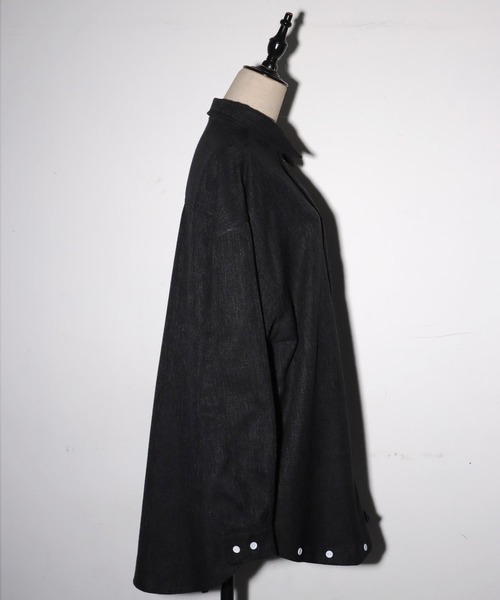 antiqua(アンティカ)の「鳳凰刺繍変形シャツ(シャツ/ブラウス・レディース・ブラック系その他/ホワイト・ONESIZE)」の13枚目の写真