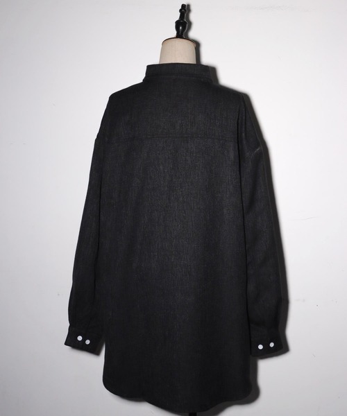 antiqua(アンティカ)の「鳳凰刺繍変形シャツ(シャツ/ブラウス・レディース・ブラック系その他/ホワイト・ONESIZE)」の14枚目の写真