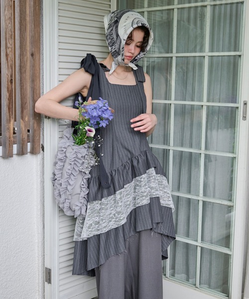 セール】ribbon tiered cami onepiece / リボンティアードキャミ