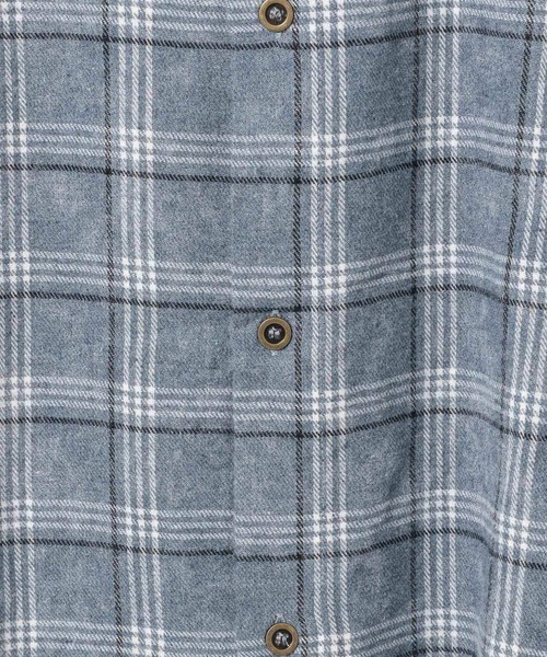 3.3 Field Trip （3.3フィールドトリップ）の「3.3 Field Trip／チェックアートシャツ（シャツ/ブラウス・メンズ・ブラック/ブルー・LARGE/MEDIUM）」の9枚目の写真