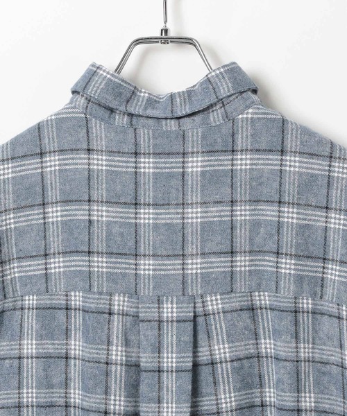 3.3 Field Trip （3.3フィールドトリップ）の「3.3 Field Trip／チェックアートシャツ（シャツ/ブラウス・メンズ・ブラック/ブルー・LARGE/MEDIUM）」の5枚目の写真