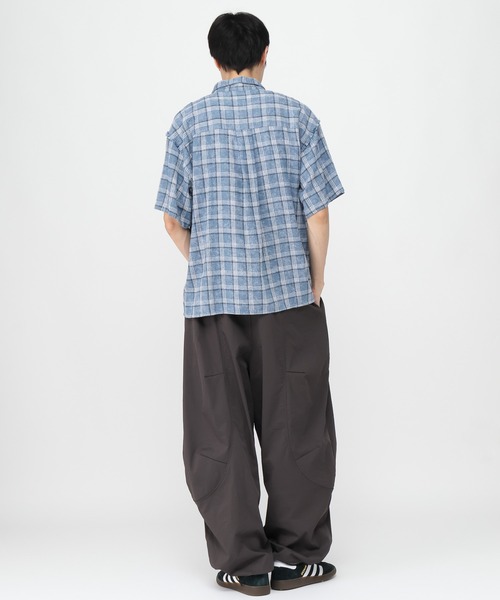 3.3 Field Trip （3.3フィールドトリップ）の「3.3 Field Trip／チェックアートシャツ（シャツ/ブラウス・メンズ・ブラック/ブルー・LARGE/MEDIUM）」の13枚目の写真