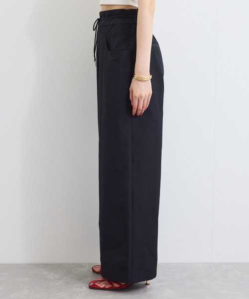 VIS（ビス）の「【接触冷感/洗える】ドロストワイドパンツ（その他パンツ・レディース・ブラック/ベージュ・FREE）」の19枚目の写真