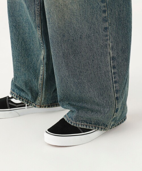 B:MING by BEAMS（ビーミングバイビームス）の「ユーズド ワイド デニム（デニムパンツ・メンズ・インディゴブルー/ブラック・XL/S/L/M）」の9枚目の写真